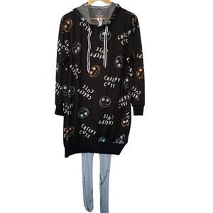 Halloween Set The Nightmare Before Christmas Tunic & Sally Tights Size Small-Med